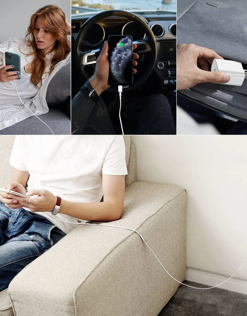 Load image into Gallery viewer, 2Pack 20W Type C Charger Block with 6Ft USB C to L Cable, PD Fast Charger Compatible with Iphone, Ipad, Ipod
