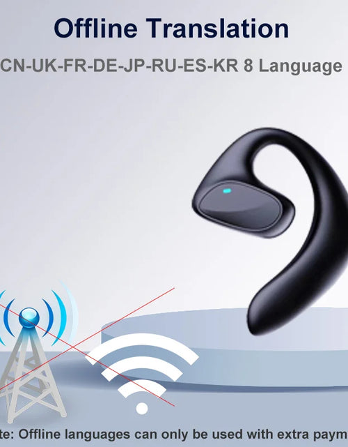 Load image into Gallery viewer, Language Translator Earbuds M8 Headset Supports 144 Languages Real Time Translation Languages Translator Earphones for Traveling
